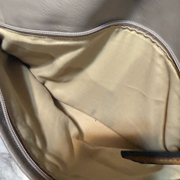 Gray and Brown Hobo Bag - Picture 8 of 13